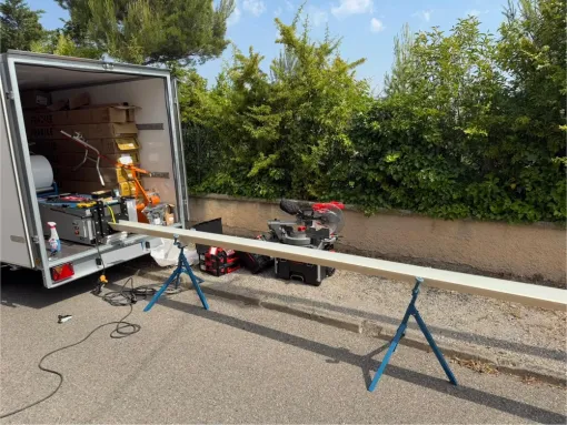 Pose de gouttière en alu sur mesure au Pennes Mirabeau, Aix-en-Provence, TS TOITURE