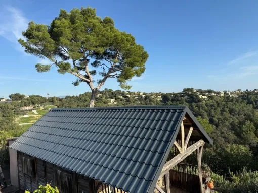 Changement de la toiture en bac acier d'un chalet dans les Bouches du Rhône, Aix-en-Provence, TS TOITURE