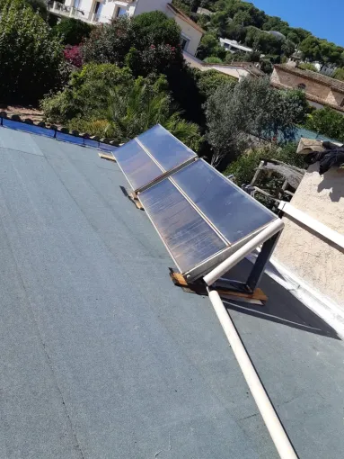 Réalisation de l'étanchéité d'une toiture terrasse dans une villa à Marseille, Aix-en-Provence, TS TOITURE